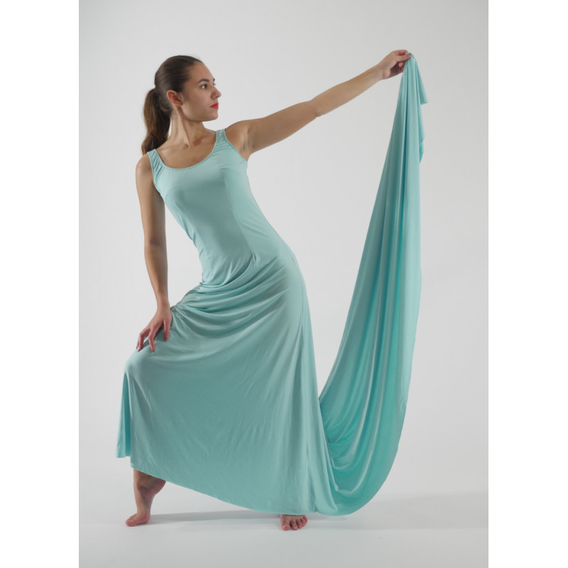 GRL40 - Robe à traine avec shorty GRL40 - Robe à traine avec shorty
