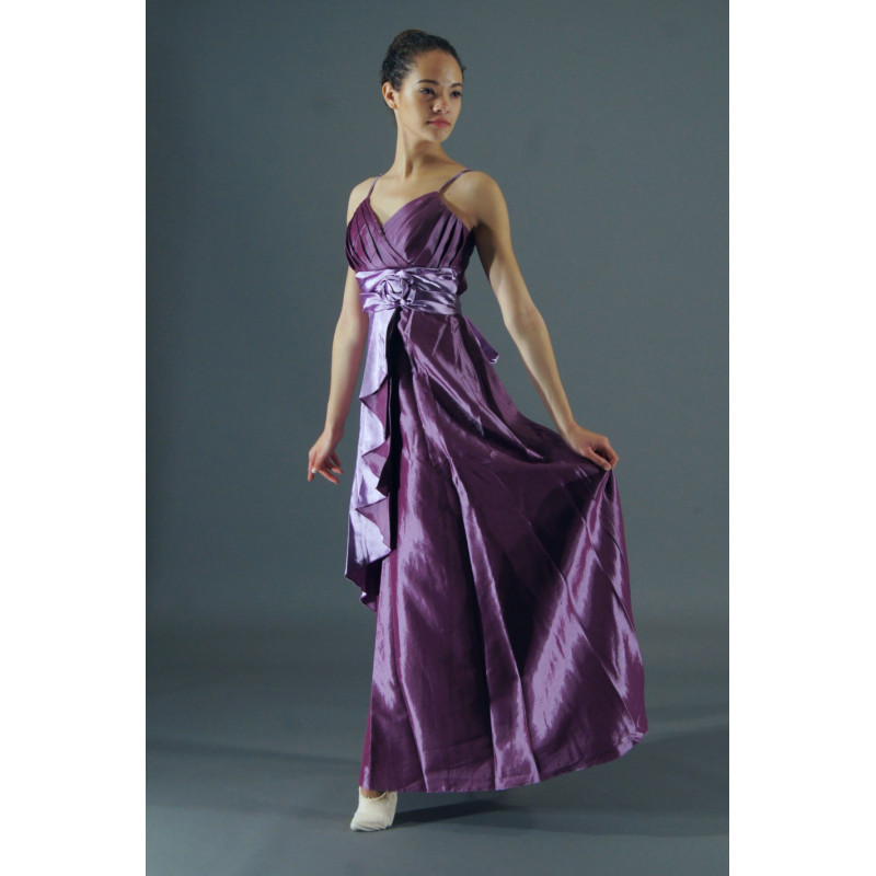 GRL39C - Robe bal violette avec ceinture GRL39C - Robe bal violette avec ceinture