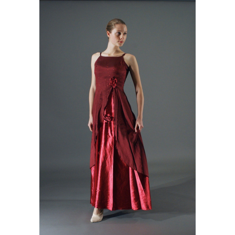 GRL39D - Robe bal rouge rubis GRL39D - Robe bal rouge rubis