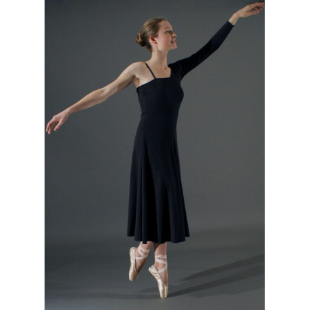 GRL38A - Robe 4 pans gris anthracite