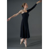 GRL38A - Robe 4 pans gris anthracite