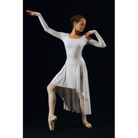 GRL36 - Robe glace longue 6 pans