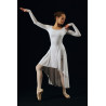 GRL36 - Robe glace longue 6 pans