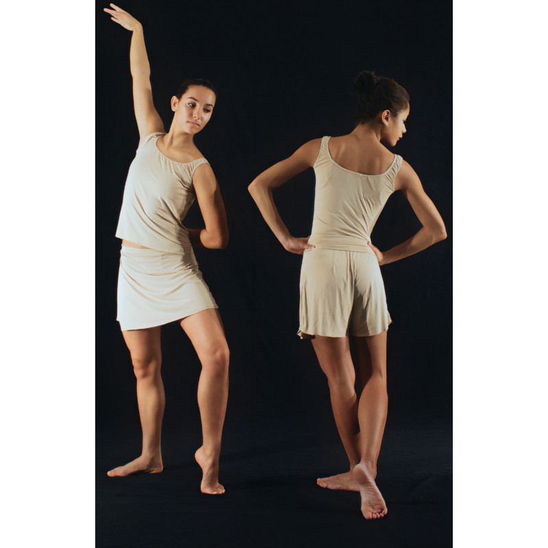 GE2A - Ensemble jupe-short plus haut chair GE2A - Ensemble jupe-short plus haut chair