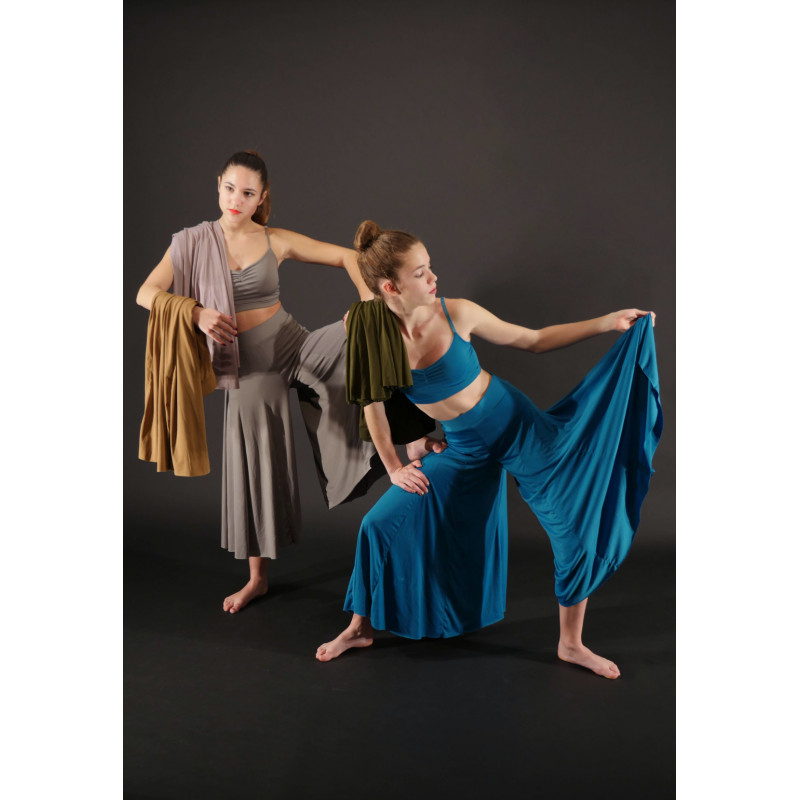 GEJ12 - Ensemble jupe-culotte avec top GEJ12 - Ensemble jupe-culotte avec top