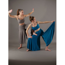 GEJ12 - Ensemble jupe-culotte avec top