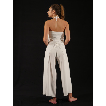 GEP3 - Ensemble pantalon chinois avec haut blanc