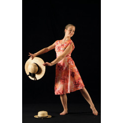 GRL32 - Robe portefeuille orange