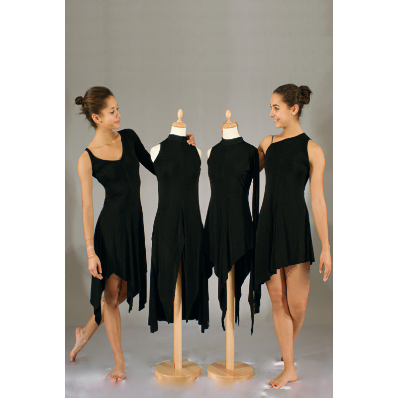 GRL29BIS - Assortiment robes découpées noires GRL29BIS - Assortiment robes découpées noires