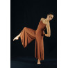 GRL23B - Jupe culotte chocolat
