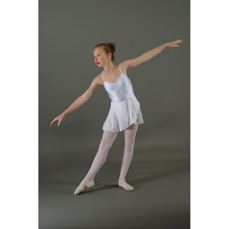 MJC8- Jupette mousseline blanche MJC8- Jupette mousseline blanche