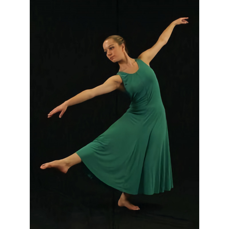 GRL16 - Robe 4 pans verte GRL16 - Robe 4 pans verte