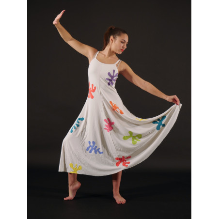 GRL12 - Robe longue lycra matisse
