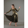 GRL11 - Robe bronze à manches