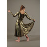 GRL11 - Robe bronze à manches