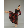 GRL9B - Robe feu 4 pans - 2 manches
