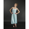 GRL4 - Robe lycra couleur bleu ciel