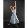 GRL4 - Robe lycra couleur bleu ciel