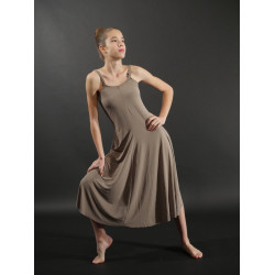 GRL2 - Robe longue Kylian camaieu de vert