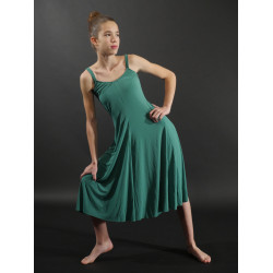 GRL2 - Robe longue Kylian camaieu de vert