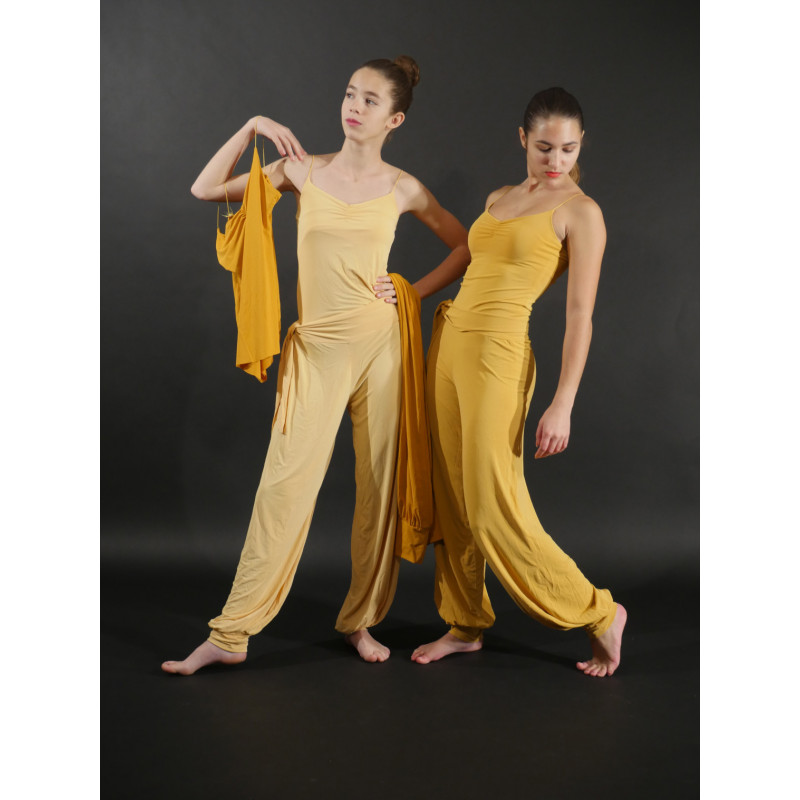 GEP11A - Ensemble sarouel jaune plus top GEP11A - Ensemble sarouel jaune plus top