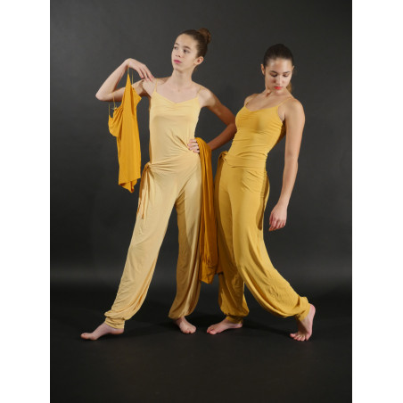 GEP11A - Ensemble sarouel jaune plus top