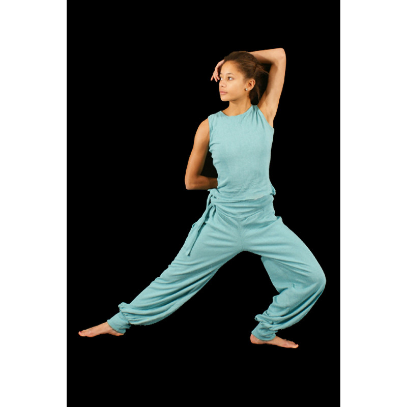 GEP12 - Sarouel turquoise plus haut GEP12 - Sarouel turquoise plus haut