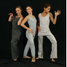 GEP19 - Ensemble pantalon et haut camaieu de gris