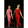 GEP22 - Ensemble pantalon et haut camaïeu de rose