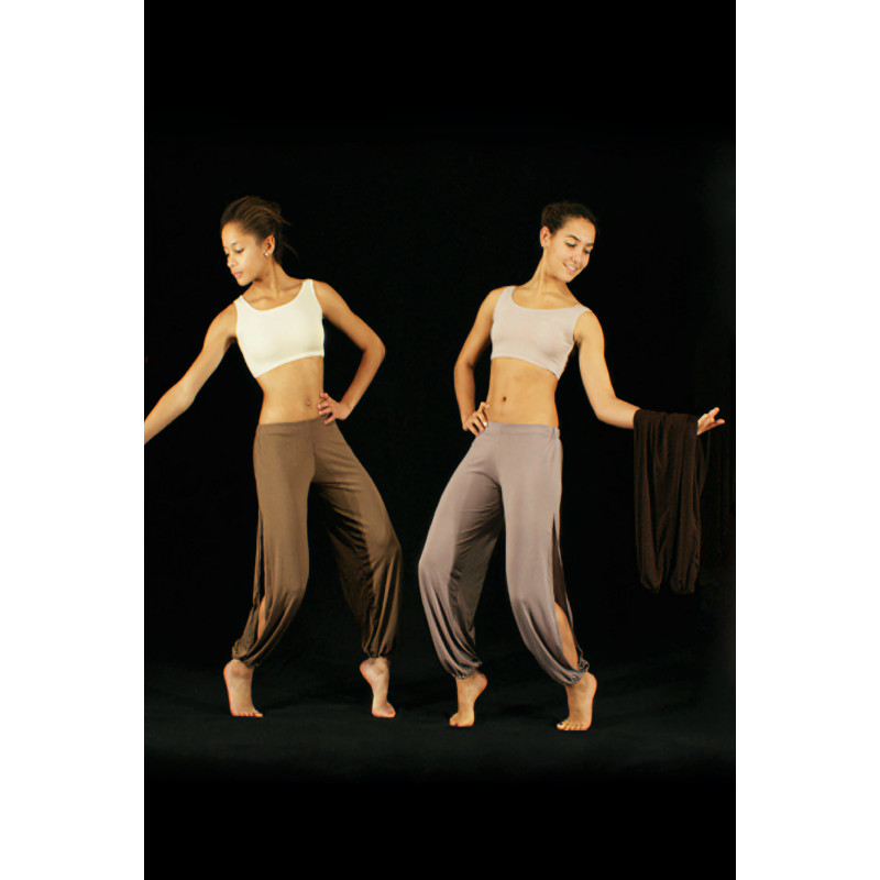 GEP25 - Ensemble sarouel et brassière couleurs terre GEP25 - Ensemble sarouel et brassière couleurs terre
