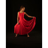 GRL1K - Robe 6 pans lycra cristal rose fuchsia