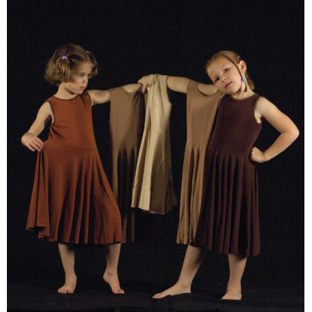 PR7A - Robe cercle terre lycra