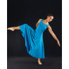 GRL1E - Robe 6 pans lycra cristal turquoise