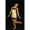 GRC29C - Robe courte Charleston dorée