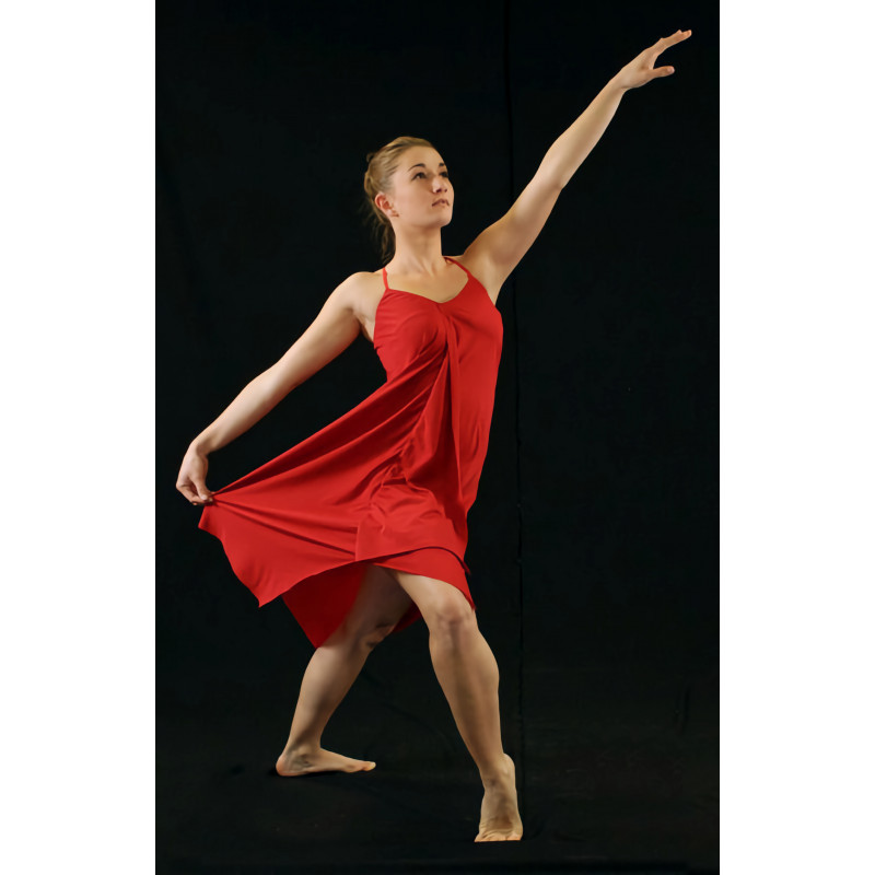 GRC16 - Robe rouge corail GRC16 - Robe rouge corail