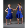 GRC13B - Robe dos nu bleu royal