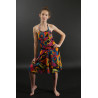 GRC8 - Robe courte rétro de couleurs