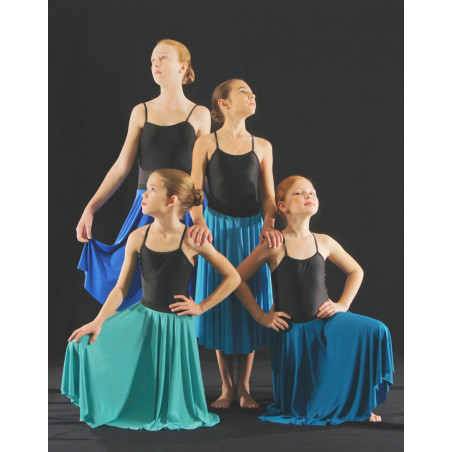 MJL5 - Assortiment jupes cercle 4 bleus