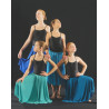 MJL5 - Assortiment jupes cercle 4 bleus