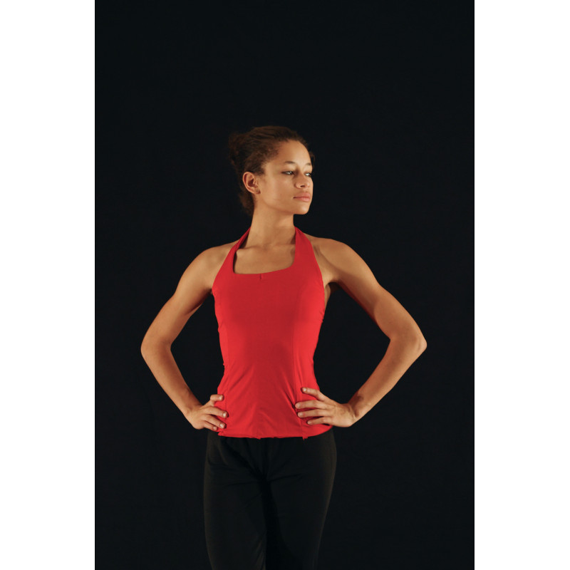 GH6B - Haut bustier rouge dos nu GH6B - Haut bustier rouge dos nu