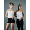 GH10A - Bustier blanc à baleines