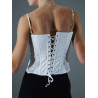 GH10A - Bustier blanc à baleines