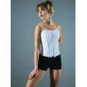 GH11B - Bustier blanc à baleines