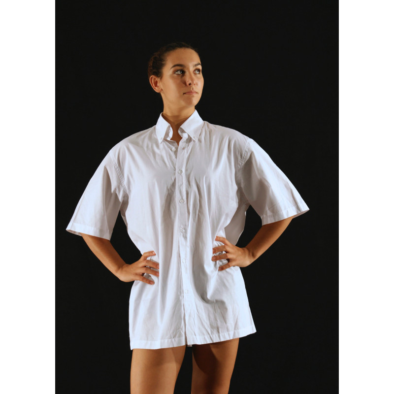 GH19B - Chemise à manches courtes blanche GH19B - Chemise à manches courtes blanche