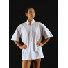 GH19B - Chemise à manches courtes blanche
