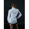 GH19F - Chemise blanche empiècement devant