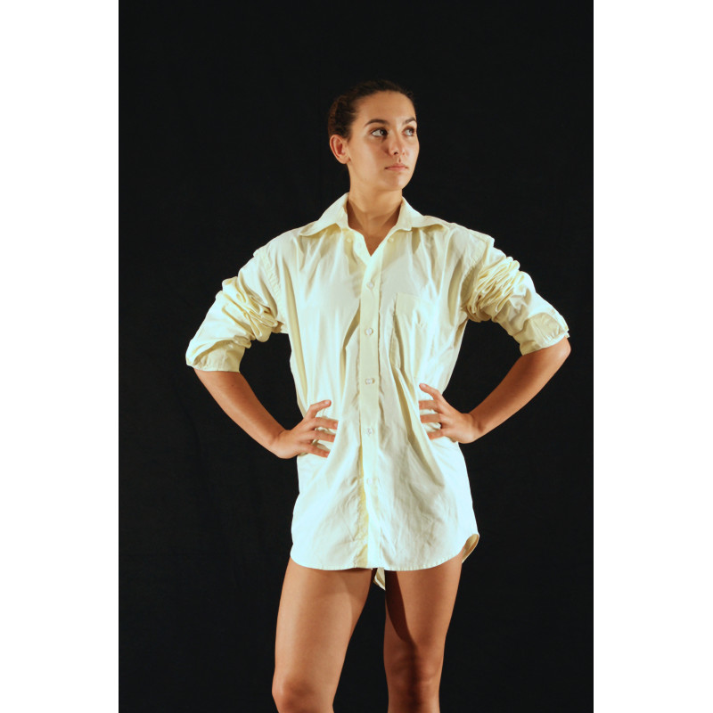 GH21B - Chemise homme jaune manches longues GH21B - Chemise homme jaune manches longues