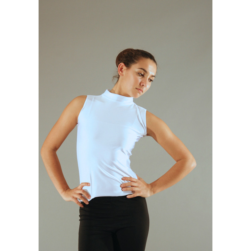GH31B - Haut col mao blanc GH31B - Haut col mao blanc
