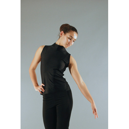 GH31C - Haut col mao noir