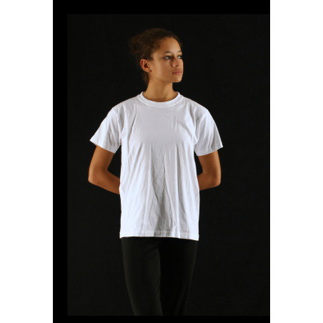 GH44 - Tee shirt blanc manches courtes